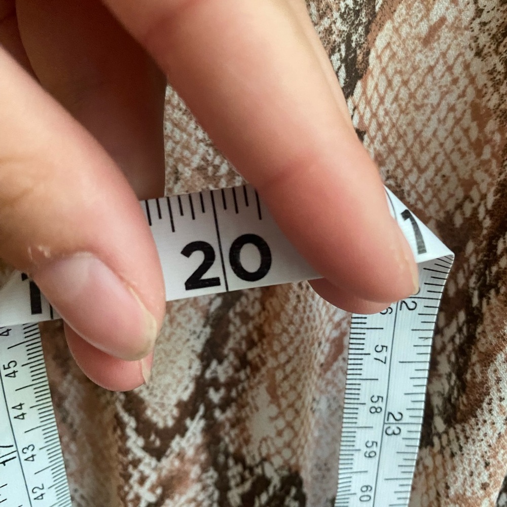 Hyfve Brown Python Ruffle Dress - image 4